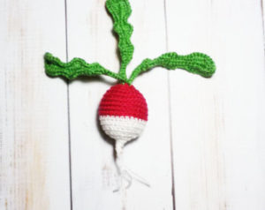 Crochet radish