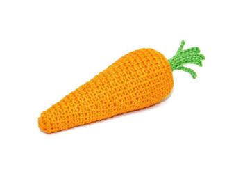 Crochet carrot toy