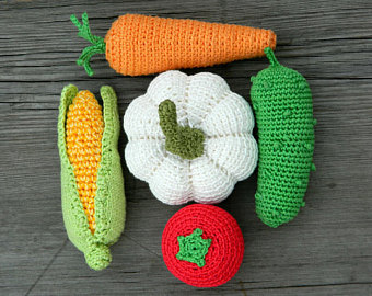 Crochet baby toys