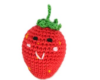 Crochet strawberry