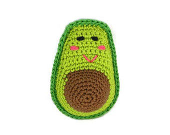 Avocado baby toy