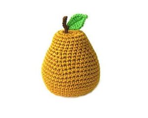 brown pear toy