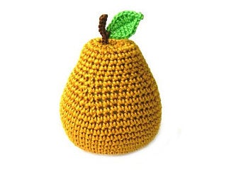 brown pear toy
