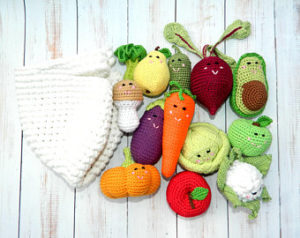 Crochet baby rattle