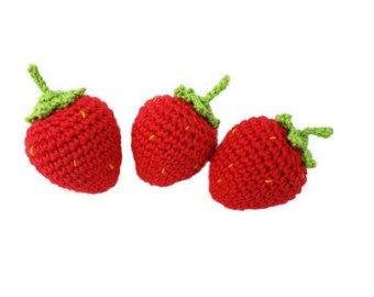 Crochet strawberry