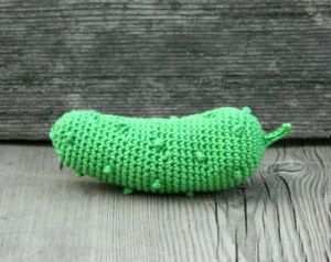 Crochet cucumber