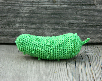 Crochet cucumber