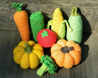 Crochet vegetables s