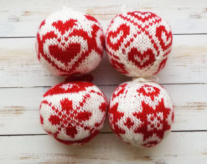 Сhristmas balls ornaments Red
