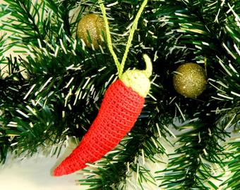 red chili pepper ornament