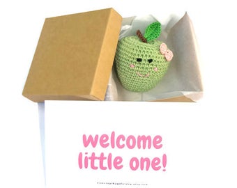 Green apple Rattle Toy