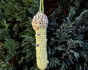 asparagus christmas tree ornament