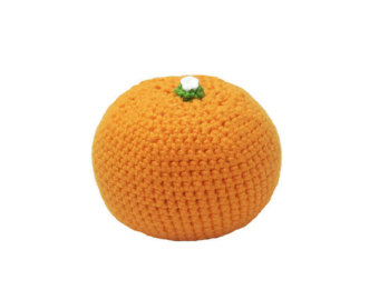 Orange baby toy