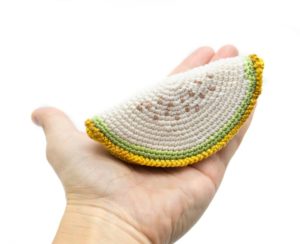 Slice of melon Organic toy 1pcs